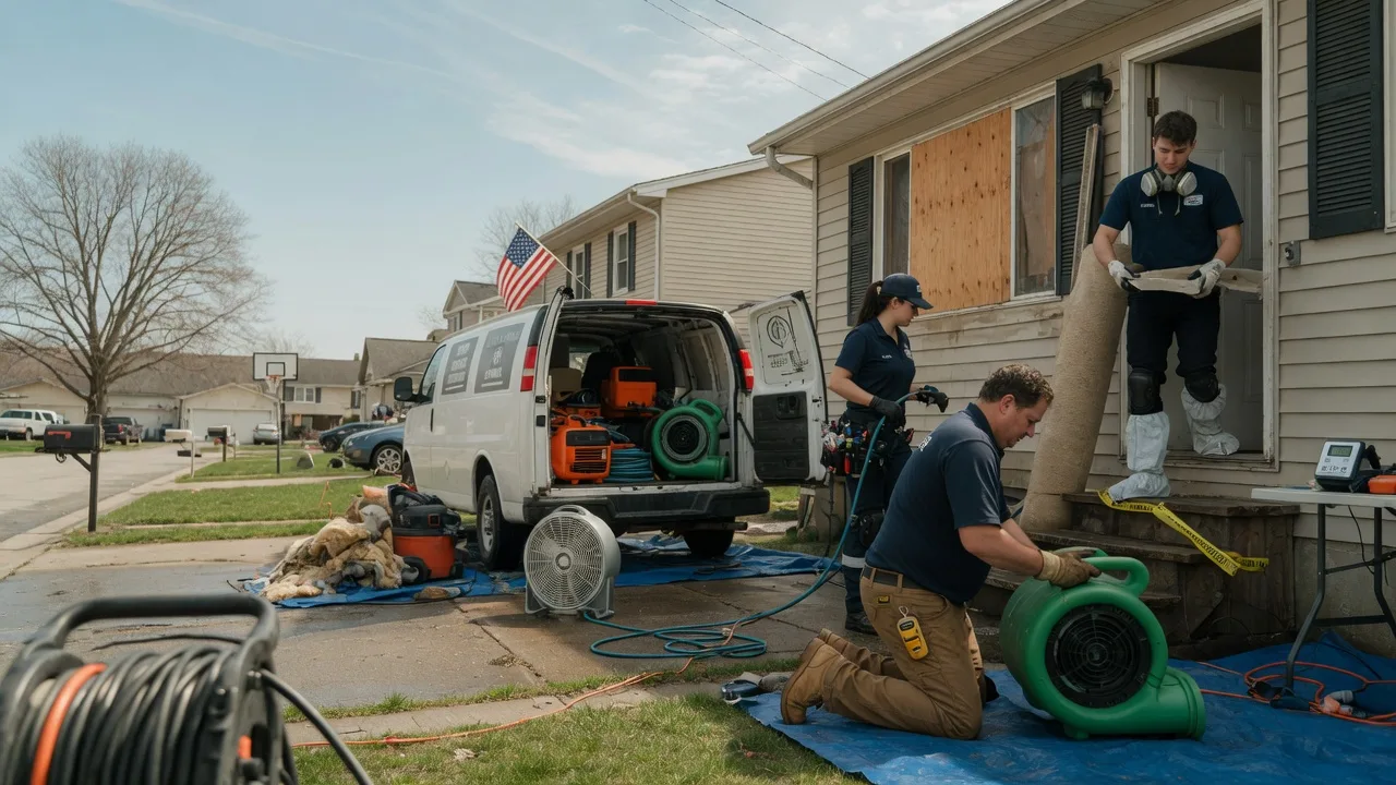 Water Damage Restoration in Dix, IL near me
